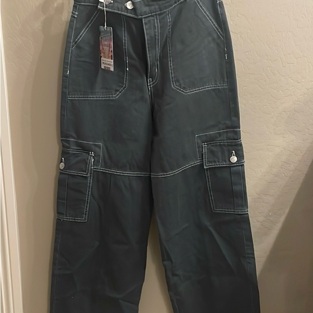 Revice Aviator Cargo Pants Army Green Size 27